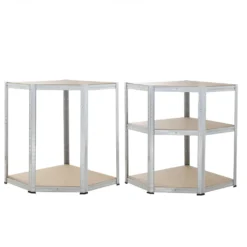 Monzana 3er Set Schwerlastregal Eckregal 2625 Kg 15 MDF-Platten Regal Lagerregal Kellerregal Steckregal Werkstattregal -Vidailo Verkaufe 3acd9d2a302ef80915bd4ab8ff76743b