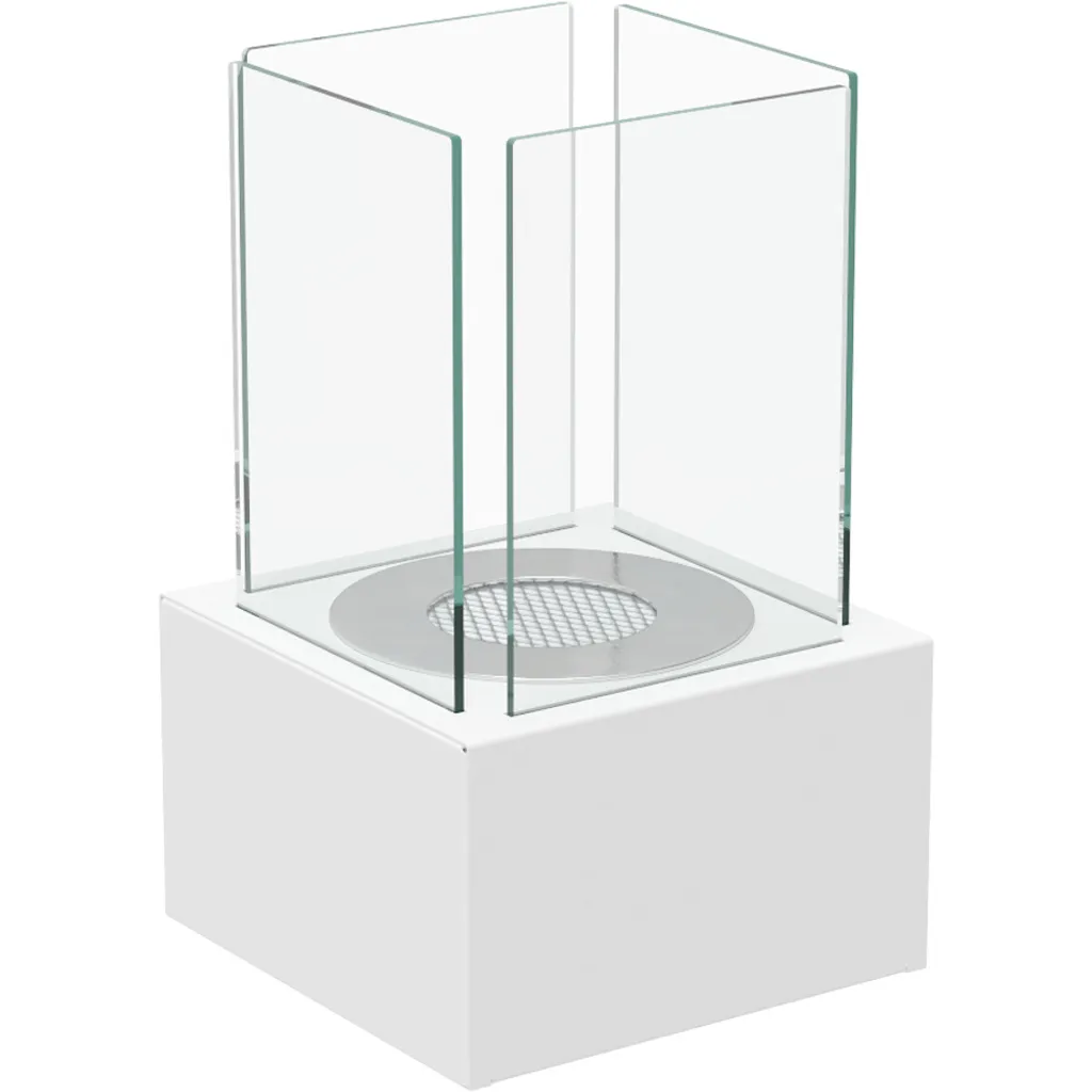 Freistehender Bioethanolkamin TANGO1 Weiß 8 Freistehender Bioethanolkamin TANGO1 Weiß – Bild 6