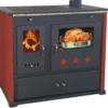 Kaminofen Mit Backfach Und Herdplatte Pracktik Lux Rot Holzofen 9,5 KW Kamin Ofen Dauerbrandofen Werkstattofen Schwedenofen Hüttenofen Heizofen -Vidailo Verkaufe 3b99e8009737ebc83123149dcabfdc1e