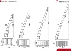 Hochbettleiter Intercon Safe Step Mit 10 Stufen Bis Max. 240 Cm | Holzleiter Aus Fichte | Anstellleiter -Vidailo Verkaufe 3ccd52b1151bd8f91f0690fed2ed7172