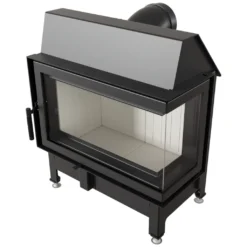 Kamineinsatz Aus Stahl ZIBI 12 Rechts 11 KW Ø 180 -Vidailo Verkaufe 3d01484773667b5856012eec35b80061