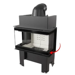 Selbstschliessende Tür Mechanismus Bei Den Kamineinsätzen Nbc/Bsl/P/680/280