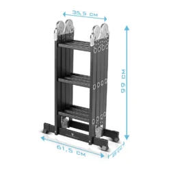 STAHLWERK Mehrzweckleiter 150 Kg Alu Klappleiter Trittleiter Aluminiumleiter -Vidailo Verkaufe 3e92f2d435adcd5e0926d24fd473ea72