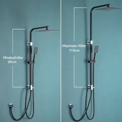 Auralum Duschset Duschsystem Regenduschset Mit Kopfbrause Handbrause Für Bad Ohne Armatur -Vidailo Verkaufe 3f239e9c9d41beb41983019e14e48546