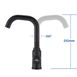Auralum 360° Drehbar Armatur Für Küche Und Waschbeken, Badarmatur Einhebel-Waschtischmischer, Schwarz 10 Auralum 360° Drehbar Armatur Für Küche Und Waschbeken, Badarmatur Einhebel-Waschtischmischer, Schwarz -Vidailo Verkaufe 40eab3aa5ddeb17fea472a18ce765234