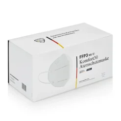 FFP3 Maske Weiß - Komfort30 - 50er Box -Vidailo Verkaufe 40feda1ab100856a36484020480fc6e7