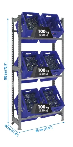 Simonrack Kit Simonbottle 3-1800X800X300 Grau -Vidailo Verkaufe 420924bdae8d6c7f64332a1096cf3fd3