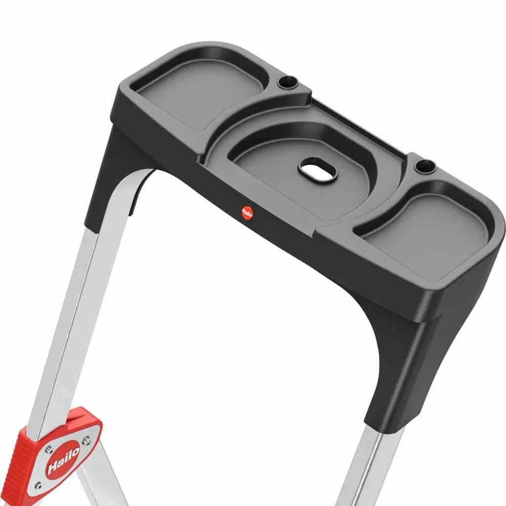 Hailo TL100 TopLine Alu Teleskop Stehleiter 5 Stufen 10 Hailo TL100 TopLine Alu Teleskop Stehleiter 5 Stufen – Bild 8