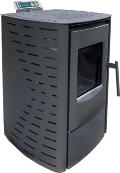 Nemaxx P6 Pelletofen Pelletkamin Pelletkaminofen 6 KW Kaminofen Heizofen Pellet Ofen Kamin Pelletheizung Heizung - Schwarz - WiFi-Ready -Vidailo Verkaufe 427d7dc1a92bc6819ab88cde63c34d0b