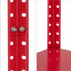 Relaxdays Rotes Schwerlastregal 2er Set 4 Ebenen -Vidailo Verkaufe 4373f889d2fe60746488578a32c6b4ce