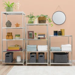 2 Ebenen Edelstahl Regal - 61x36x50 Schwerlastregal Bis 60kg - Metallregal Küche -Vidailo Verkaufe 457464f5dbd8b58a6b42a75c0dab130b