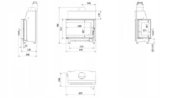 Kamineinsatz Aus Stahl SIMPLE Links 6 KW Ø 150 Mit Türfeder -Vidailo Verkaufe 4665e16ef9361530149cbd8ddd692198