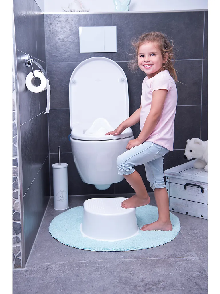 Boofle Baby Trittschemel Bella Bambina, Weiß Tritt Töpfchen/WC-Sitze/Trittschemel Tritthocker Hocker Schemel Erhöhung Hocker Kinderschemel Toilettenleiter 7 Boofle Baby Trittschemel Bella Bambina, Weiß Tritt Töpfchen/WC-Sitze/Trittschemel Tritthocker Hocker Schemel Erhöhung Hocker Kinderschemel Toilettenleiter – Bild 5