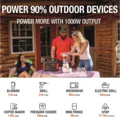 Jackery Explorer 1000 1002Wh 1000W Portable Powerstation -Vidailo Verkaufe 476345d820c1b79647ec249633605082