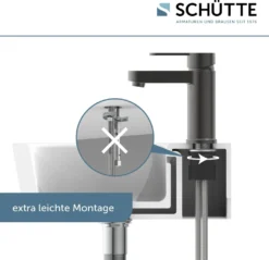 SCHÜTTE Waschtischarmatur ELEPHANT Mit Ablaufgarnitur, Wasserhahn Bad Mit Pop Up, Graphit Matt 15 SCHÜTTE Waschtischarmatur ELEPHANT Mit Ablaufgarnitur, Wasserhahn Bad Mit Pop Up, Graphit Matt -Vidailo Verkaufe 47dbe5c6bb20348107b3621f7d3a1071