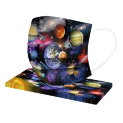 50 Stück Einweg-Gesichtsmaske Für Kinder Atmungsaktiv Kosmische Galaxie Schutzmask Winddichte Mundschutz Sternenklarer Himmel Schülermaske -Vidailo Verkaufe 4804bfbcde5073fa08cc54d3a6e3c133