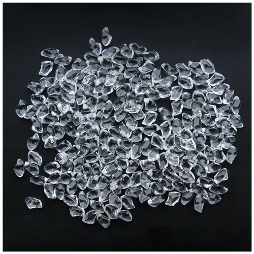 Dekorative Steine FEUERGLAS - Transparenter Kristall 4 Dekorative Steine FEUERGLAS - Transparenter Kristall – Bild 2