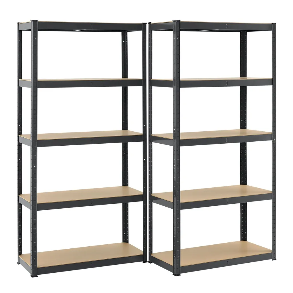 Juskys Lagerregal Basic 2er Set 180x90x40 Cm Grau – 2 Schwerlastregale Mit 10 Böden – Max. 1750 Kg - Metall Verzinkt - Regale Kellerregal Metallregal 3 Juskys Lagerregal Basic 2er Set 180x90x40 Cm Grau – 2 Schwerlastregale Mit 10 Böden – Max. 1750 Kg - Metall Verzinkt - Regale Kellerregal Metallregal