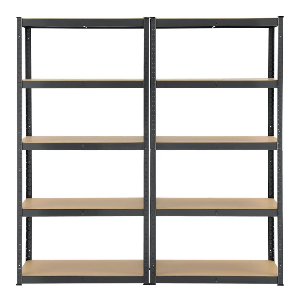 Juskys Lagerregal Basic 2er Set 180x90x40 Cm Grau – 2 Schwerlastregale Mit 10 Böden – Max. 1750 Kg - Metall Verzinkt - Regale Kellerregal Metallregal 11 Juskys Lagerregal Basic 2er Set 180x90x40 Cm Grau – 2 Schwerlastregale Mit 10 Böden – Max. 1750 Kg - Metall Verzinkt - Regale Kellerregal Metallregal – Bild 9