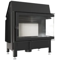 Kamineinsatz Aus Stahl ZIBI 12 Rechts 11 KW Ø 180