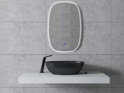 Design Waschtischarmatur Badarmatur XELO-Flex 260 - Hoher Auslauf - Farbe Wählbar, Farbe:Schwarz Matt -Vidailo Verkaufe 4bd332bf52909447abdd8cb81df643ba