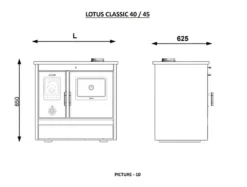 Küchenofen Holzherd Kaminofen Herd Gusseisen 11,91KW BimSchV2 EEK A+ Bordeux -Vidailo Verkaufe 4bd5f559c2f54cb1051975a1ee3e92ae