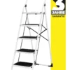 Craftfull Klapptritt CF-132A, Aluminium-Trittleiter 5 Stufen Klappbar -Vidailo Verkaufe 4d0945068a173049aae8d03e27bf1b17