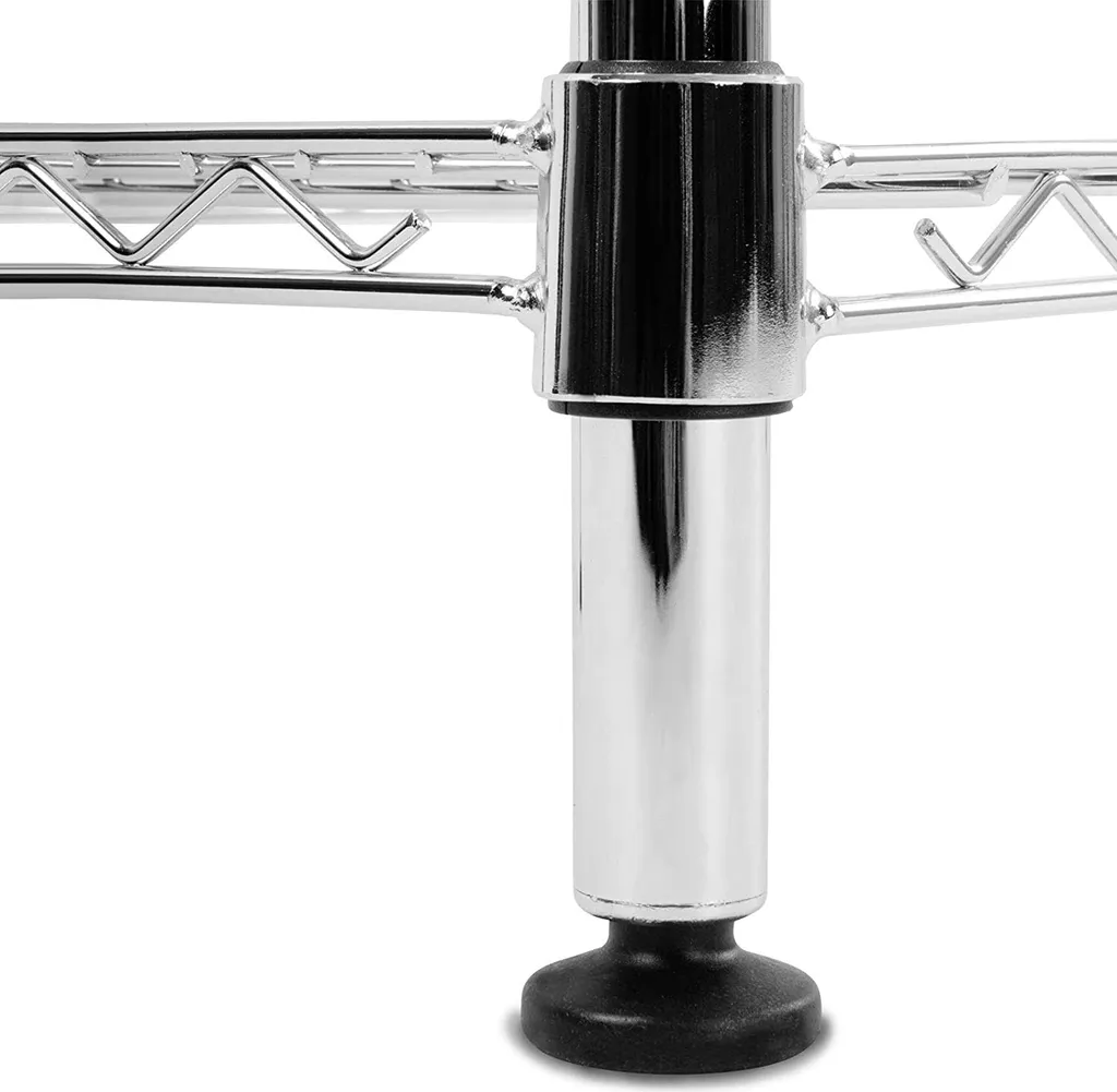 Schwerlastregal - Metallregal Himalaya Verchromt 5 Böden 200 X 90 X 60 Cm 5 Schwerlastregal - Metallregal Himalaya Verchromt 5 Böden 200 X 90 X 60 Cm – Bild 3