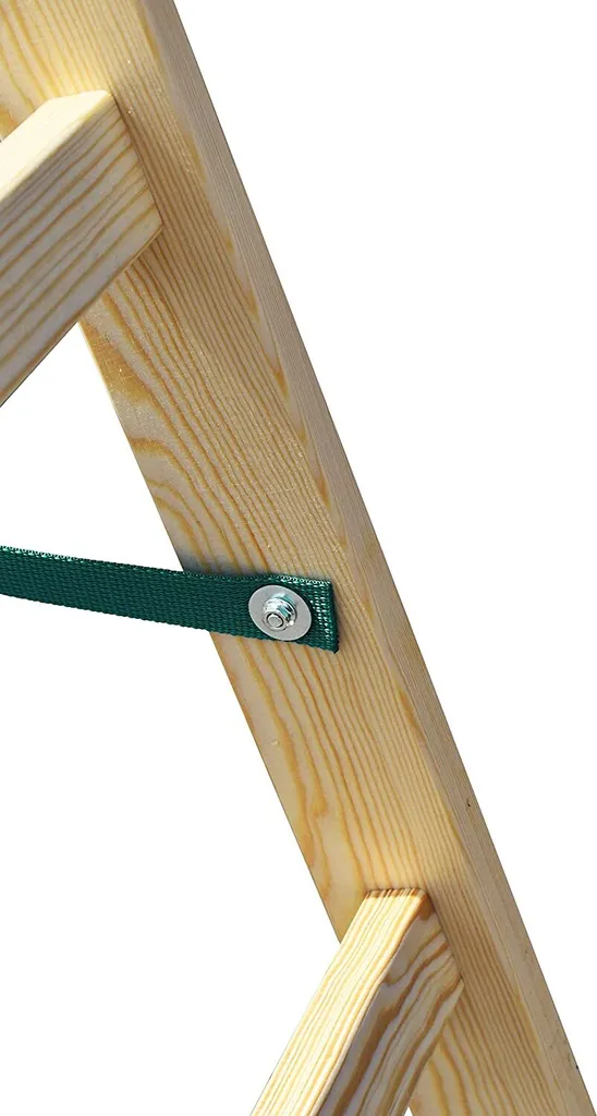 Stehleiter Malerleiter 2x5 Sprossen Holz Doppelleiter 4 Stehleiter Malerleiter 2x5 Sprossen Holz Doppelleiter – Bild 2