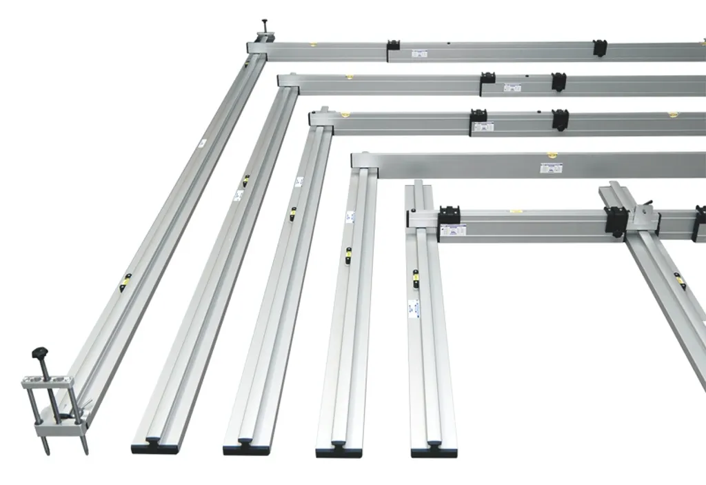 Rabo Trockenschüttungslehre 'Varia-Plus Set' 6-teilig: Je 2 Grundschienen 1,25m Und 2,50m, 1 Abziehlatte Stufenlos Verstellbar 0,77-1,20m, 1 Abziehlatte Stufenlos Verstellbar 1,50-2,50m 3 Rabo Trockenschüttungslehre 'Varia-Plus Set' 6-teilig: Je 2 Grundschienen 1,25m Und 2,50m, 1 Abziehlatte Stufenlos Verstellbar 0,77-1,20m, 1 Abziehlatte Stufenlos Verstellbar 1,50-2,50m