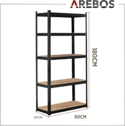 AREBOS 2er Set Schwerlastregal Kellerregal Steckregal Lagerregal Werkstattregal Schwarz -Vidailo Verkaufe 4f944052d76468038a8cc31df117b1dd