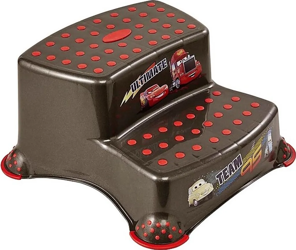 Keeeper Kids Tritthocker "igor Cars" Zweistufig Dunkelgrau 4 Keeeper Kids Tritthocker "igor Cars" Zweistufig Dunkelgrau – Bild 2