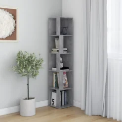 VidaXL Eckregal Betongrau 33x33x164,5 Cm Holzwerkstoff -Vidailo Verkaufe 510e37bf914aab22a297a036115ad432