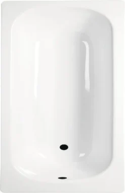 MINI Emaille-Sitz-Badewanne 105 X 65 Cm, Weiß -Vidailo Verkaufe 51a868c463f384ff571d1dee834f7c95