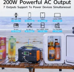 Flashfish E200 200W Stromerzeuger Power Station 40800mAh 151Wh (250W Peak) Tragbare Stromgenerator Solargenerator Stromspeicher Für Zuhause, Outdoor, Camping, Solar Generator Notstromversorgung -Vidailo Verkaufe 52ceeed17e159a9b93dbef521cabb782