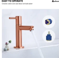 Kaltwasserhahn Wasserhahn Bad Kaltwasser Armatur Für Bad Standventil Wasserhahn Armatur Badarmaturen Roségold -Vidailo Verkaufe 53a8e158b67a3317099cc184b3321b8c