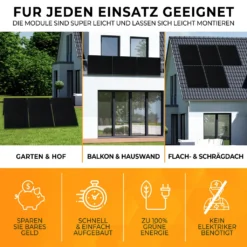 Balkonkraftwerk 920 Watt / 800 Watt Solaranlage - 2 X JA-Solar Solarmodule - Hoymiles HM-800 Wechselrichter -Vidailo Verkaufe 55c2bc47492c81cd72d84fc2ff41a0a6