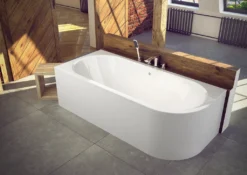 ECOLAM Badewanne Eckbadewanne Eckwanne Rechteck Wanne Acryl Avita Für Zwei 180x80 LINKS Schürze Füße Silikon Ablaufgarnitur GRATIS -Vidailo Verkaufe 55d6fe5cec6ee7bfe218a6e7a2240187