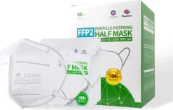 40 Stück - FFP2 Maske, Atemschutzmaske, CE2834, EN149:2001+A1:2009 FFP2 NR 29 40 Stück - FFP2 Maske, Atemschutzmaske, CE2834, EN149:2001+A1:2009 FFP2 NR -Vidailo Verkaufe 5651cbffecfb59334df95c2098b0a1bb
