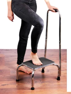 Vital Comfort Tritthocker Mit Haltegriff, Chrom -Vidailo Verkaufe 57647257db3492bdcd10a6777c2d44a3