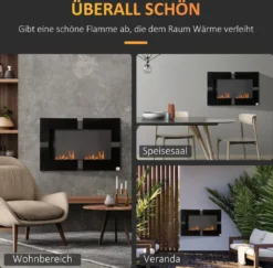 HOMCOM 3L Ethanol-Kamin Feuerschale Wandkamin 3Std.Ethanol Kamin 20-25m² Wärmedeckung Mit Löschhilfe Indoor Metall Schwarz 90 X 18 X 60 Cm 15 HOMCOM 3L Ethanol-Kamin Feuerschale Wandkamin 3Std.Ethanol Kamin 20-25m² Wärmedeckung Mit Löschhilfe Indoor Metall Schwarz 90 X 18 X 60 Cm -Vidailo Verkaufe 580bb9fd20519da038bc5f3ebe933f55