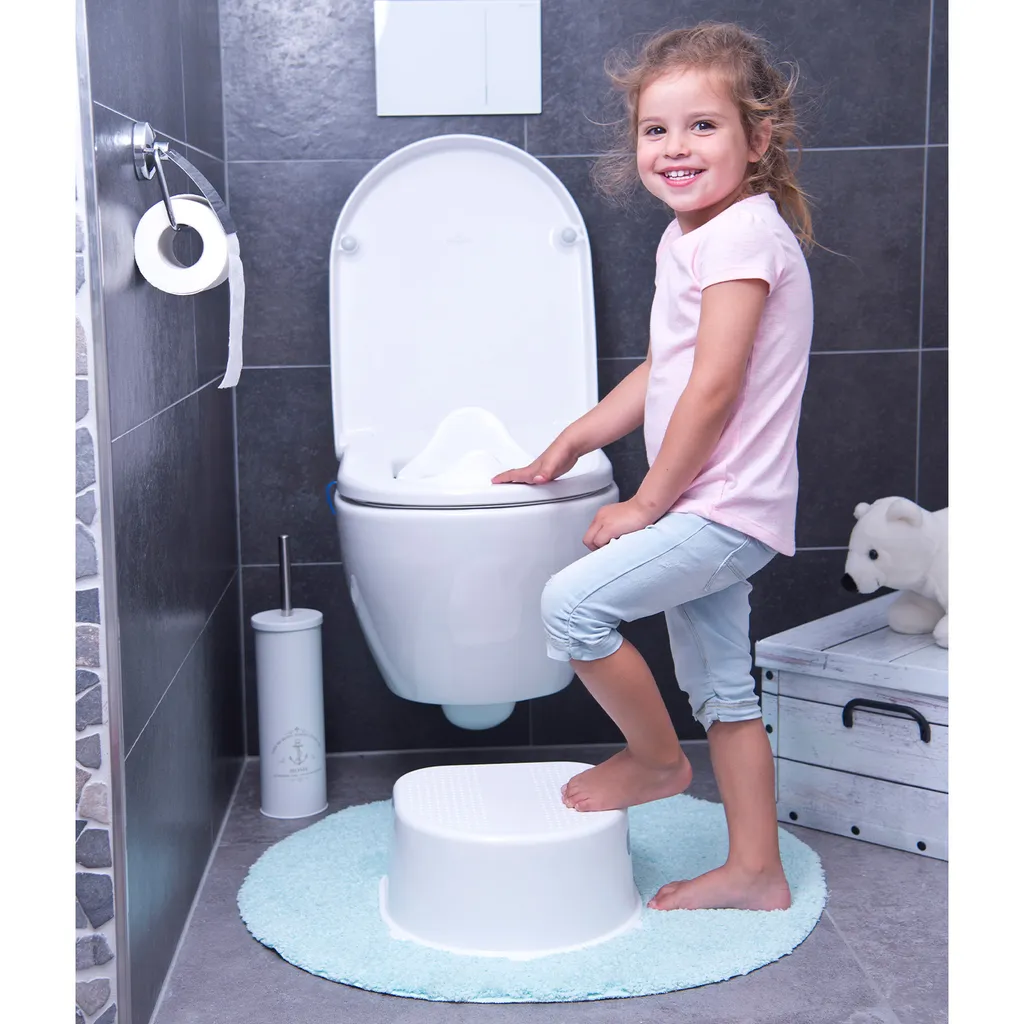 Boofle Baby Trittschemel Bella Bambina, Weiß Tritt Töpfchen/WC-Sitze/Trittschemel Tritthocker Hocker Schemel Erhöhung Hocker Kinderschemel Toilettenleiter 16 Boofle Baby Trittschemel Bella Bambina, Weiß Tritt Töpfchen/WC-Sitze/Trittschemel Tritthocker Hocker Schemel Erhöhung Hocker Kinderschemel Toilettenleiter – Bild 14