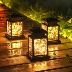 LED Außen Solarleuchte Garten Beleuchtung Solar Licht Lampe IP44 Wasserfest Deko Solar Akkubetrieben Garten Terrasse Balkon (Stern)