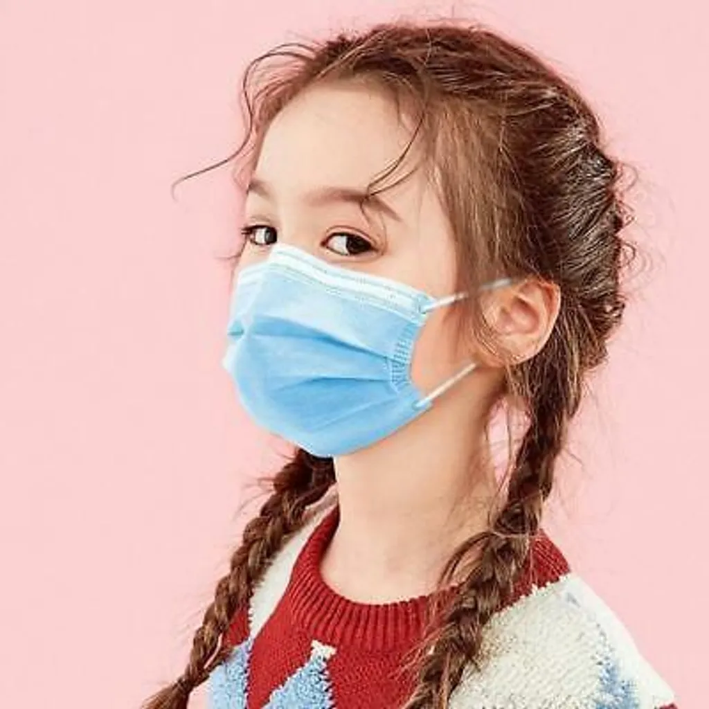 200 Stk Einwegmasken Für Kinder Blau Kinder Gesichtsmaske Einweg-3-lagige Mundmaske 6 200 Stk Einwegmasken Für Kinder Blau Kinder Gesichtsmaske Einweg-3-lagige Mundmaske – Bild 4