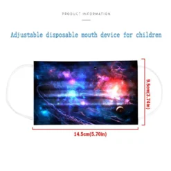 100 Stk Kinder 3-lagige Einwegmasken Starry Sky Gesichtsmaske Mundmaske Staubdicht Für Jungen Mädchen -Vidailo Verkaufe 5a6a154a48469d0c5b495855b22f57b8