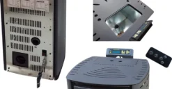 Nemaxx P6 Pelletofen Pelletkamin Pelletkaminofen 6 KW Kaminofen Heizofen Pellet Ofen Kamin Pelletheizung Heizung - Schwarz - WiFi-Ready -Vidailo Verkaufe 5a7f5dcd6904d8638d33bde37782aae0