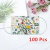 100 Stk Einwegmaske Für Kinder Atmungsaktiv Einweg Schutzmask Staubdichter Schutz Gesichtsmaske Blumen -Vidailo Verkaufe 5bb5e9edf8a83e29fd110c107132c65a