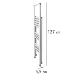 Wenko Alu-Design Klapptrittleiter 3-stufig Weiß -Vidailo Verkaufe 5bc2e0ad55912628970b91ade3bda856
