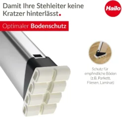Hailo Leiter-Wechselfuß-Set EasyClix Living Größe L 9947-001 -Vidailo Verkaufe 5d9fa1f73635a6f56112e325a5e6a519
