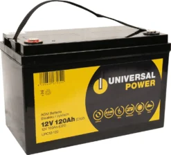 Universal Power AGM UPC12-120 12V 120Ah Wohnmobilbatterie Wartungsfrei